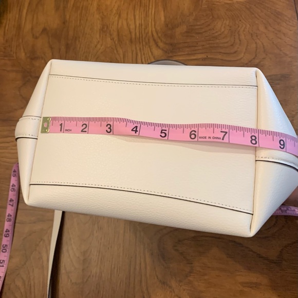 NWOT Coach Creamy White Leather 2Way - Picture 12 of 16